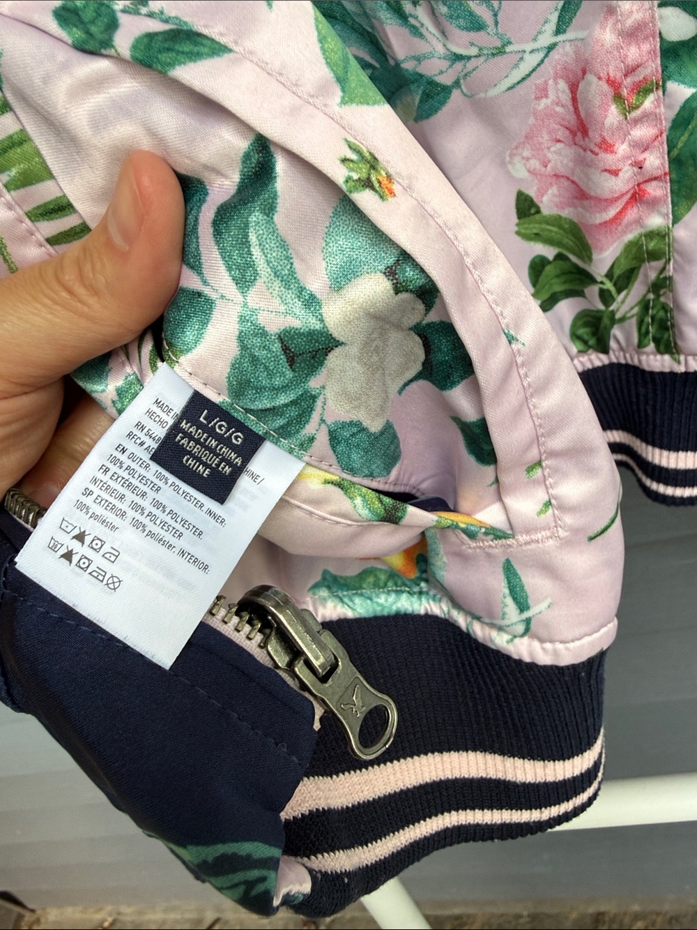 AEO reversible jacket sz L - Picture 5 of 5